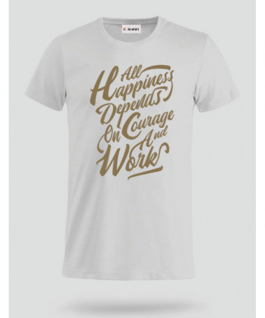 All Happiness Depends T-shirt Basic Uomo