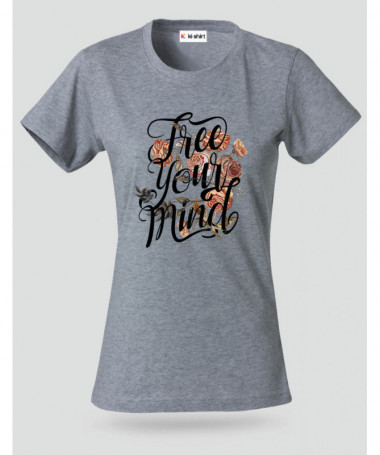 Free Your mind T-shirt Basic Donna