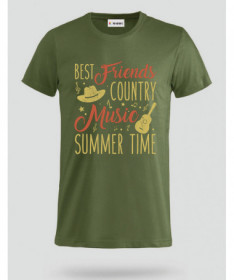 Country music T-shirt Basic Uomo