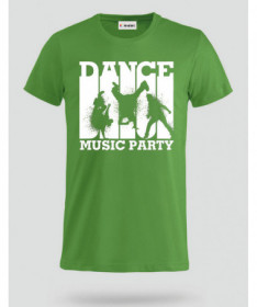 Dance music T-shirt Basic Uomo