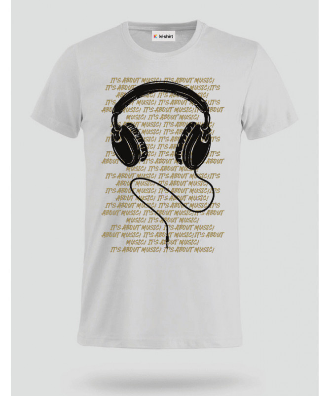 Headphone T-shirt Basic Uomo