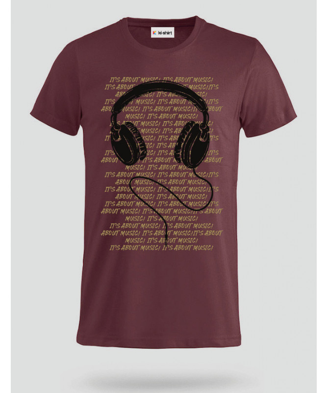 Headphone T-shirt Basic Uomo