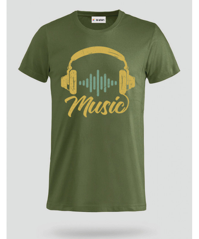 Musica T-shirt Basic Uomo