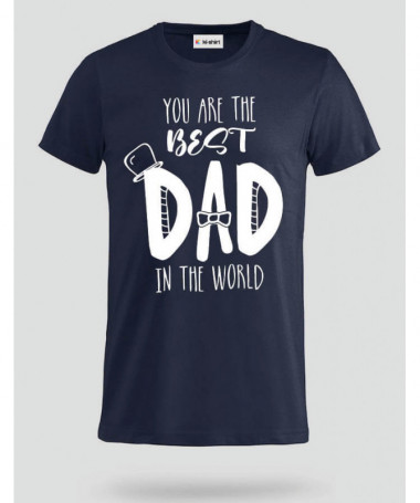 Best Dad T-shirt Basic Uomo