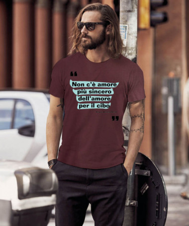 AMARE IL CIBO T-shirt Basic Uomo