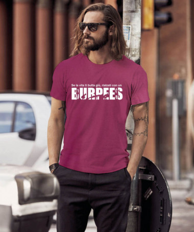 BURPEES T-shirt Basic Uomo