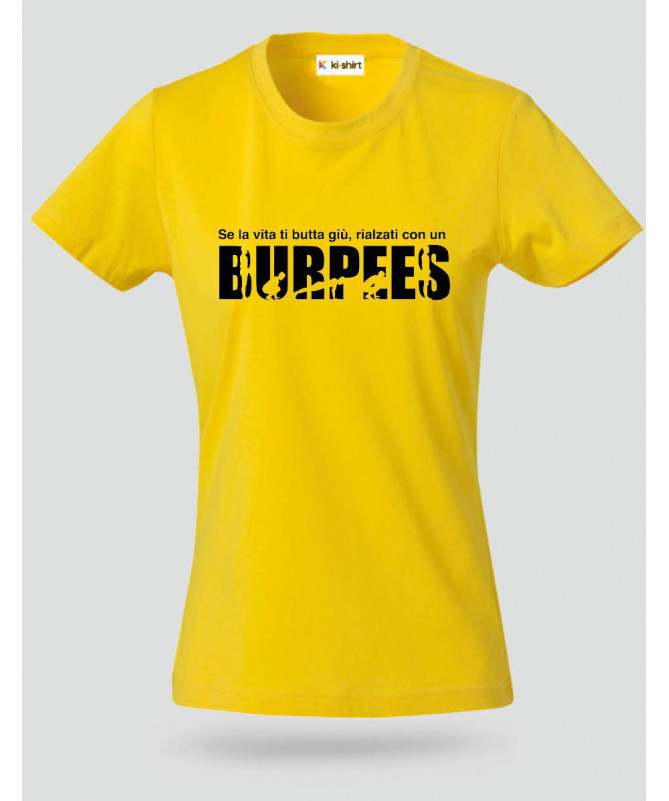 BURPEES T-shirt Basic Donna