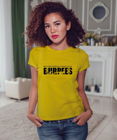 BURPEES T-shirt Basic Donna