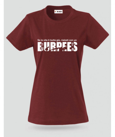 BURPEES T-shirt Basic Donna