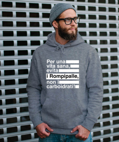 ROMBIBALLE Felpa Premium con cappuccio Uomo