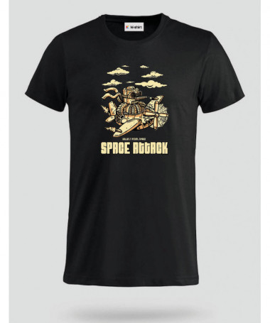 Space attack T-shirt Basic Uomo