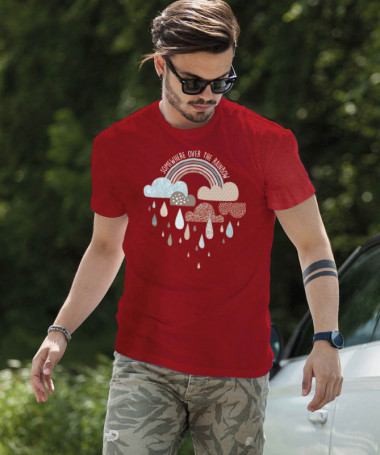 Rainbow T-shirt Basic Uomo