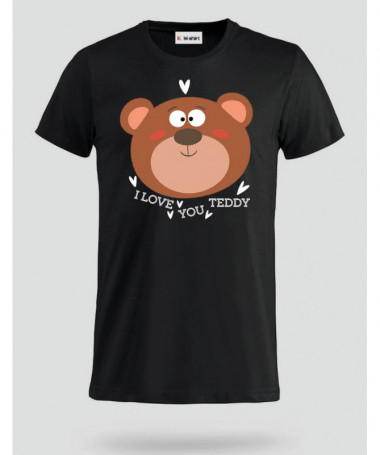 I love you teddy T-shirt Basic Uomo
